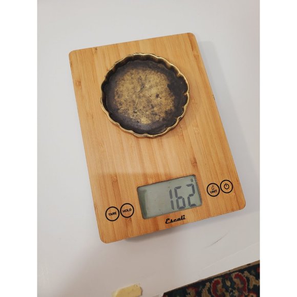 Vintage brass Plate,small small Plate, Trincket Plate, Carved brass Plate, brass - Picture 8 of 8